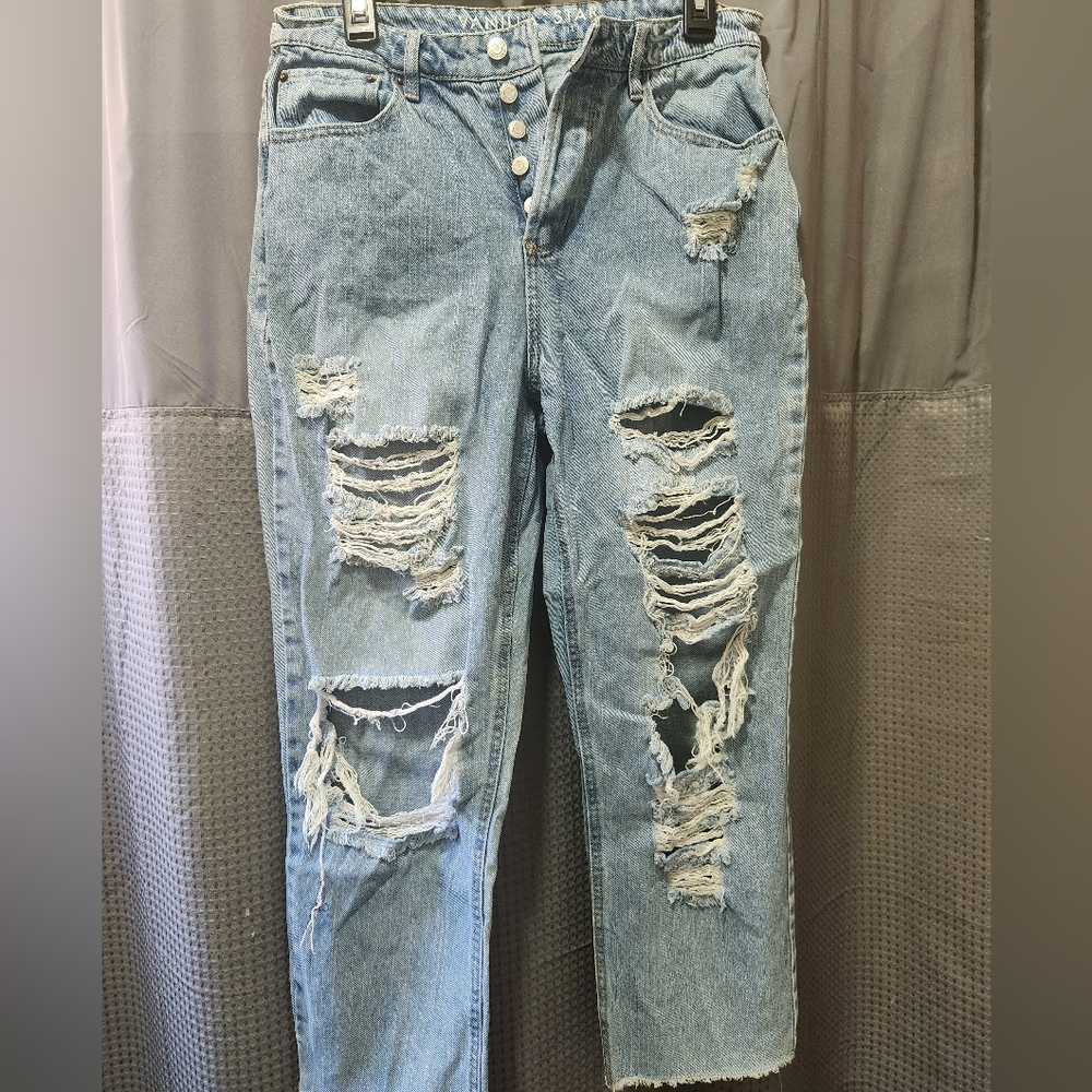 Vanilla Star Distressed Blue Jeans